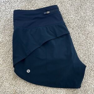 Lululemon Navy Speed Up Shorts